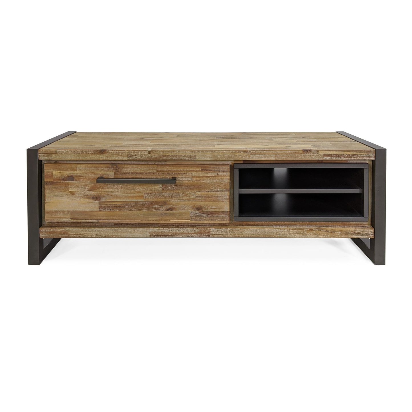 
                  
                    Lowboard Akazie massiv grau / Metallrahmen - Oliver
                  
                