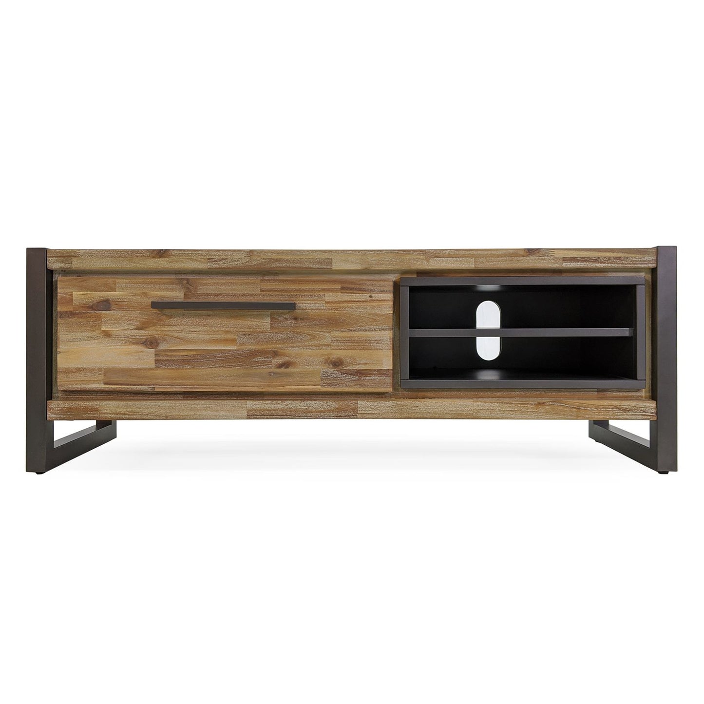
                  
                    Lowboard Akazie massiv grau / Metallrahmen - Oliver
                  
                