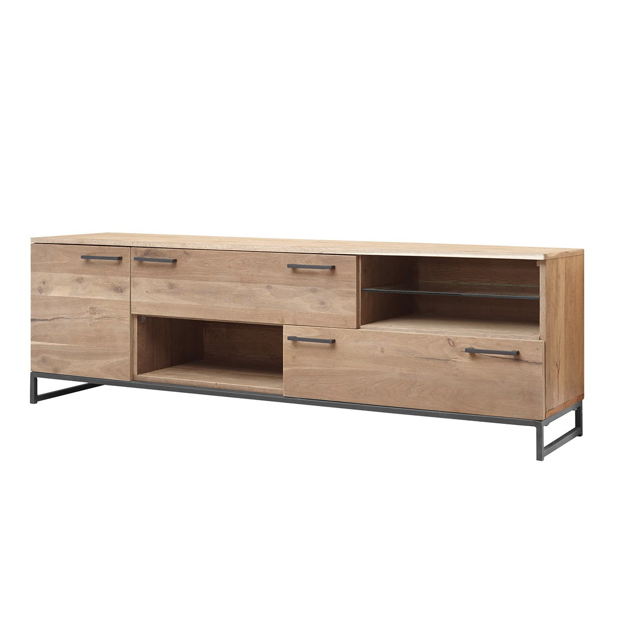 
                  
                    Fernsehschrank Eiche Echtholzfurnier / Metall - Niagara
                  
                