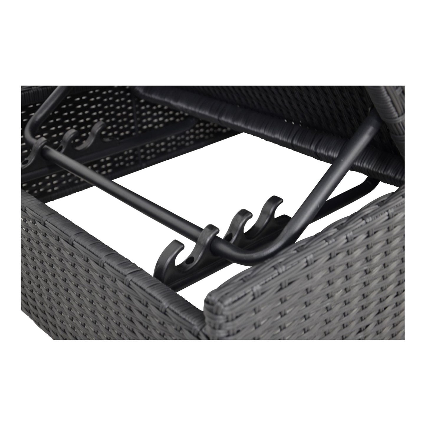 
                  
                    Loungebank Gartenbank  Alu / Geflecht  schwarz - Roma
                  
                