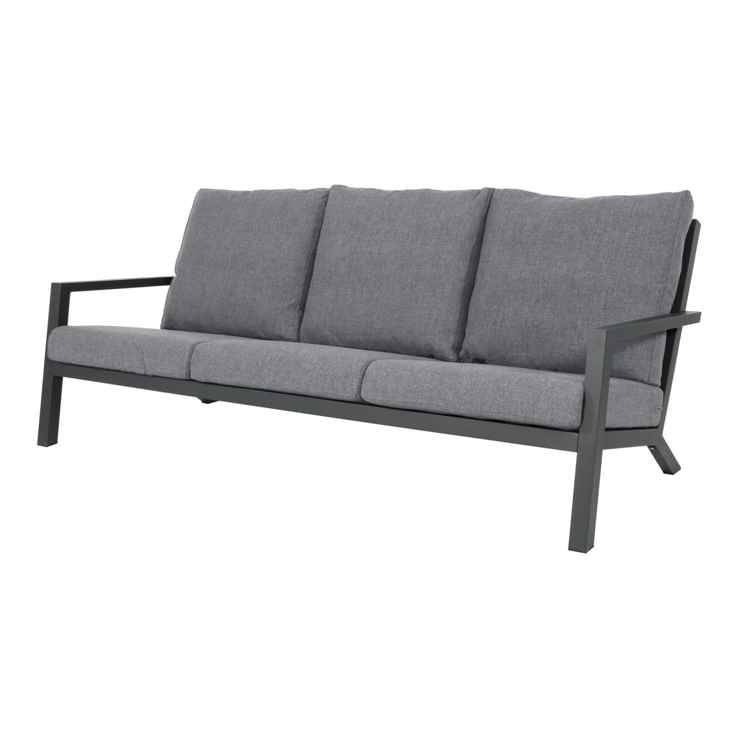 
                  
                    Loungebank Alugestell grau / Bezug Olefin - Down Town
                  
                