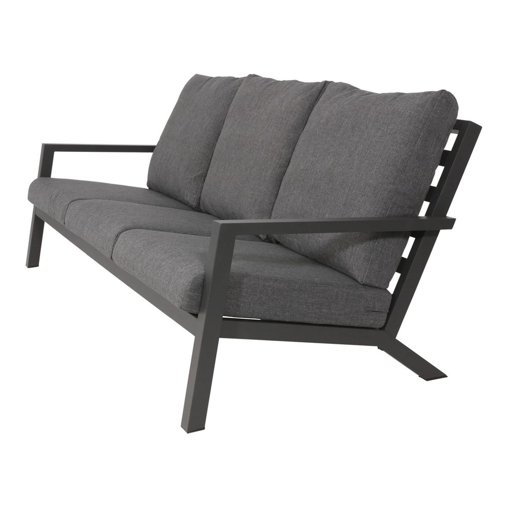 
                  
                    Loungebank Alugestell grau / Bezug Olefin - Down Town
                  
                