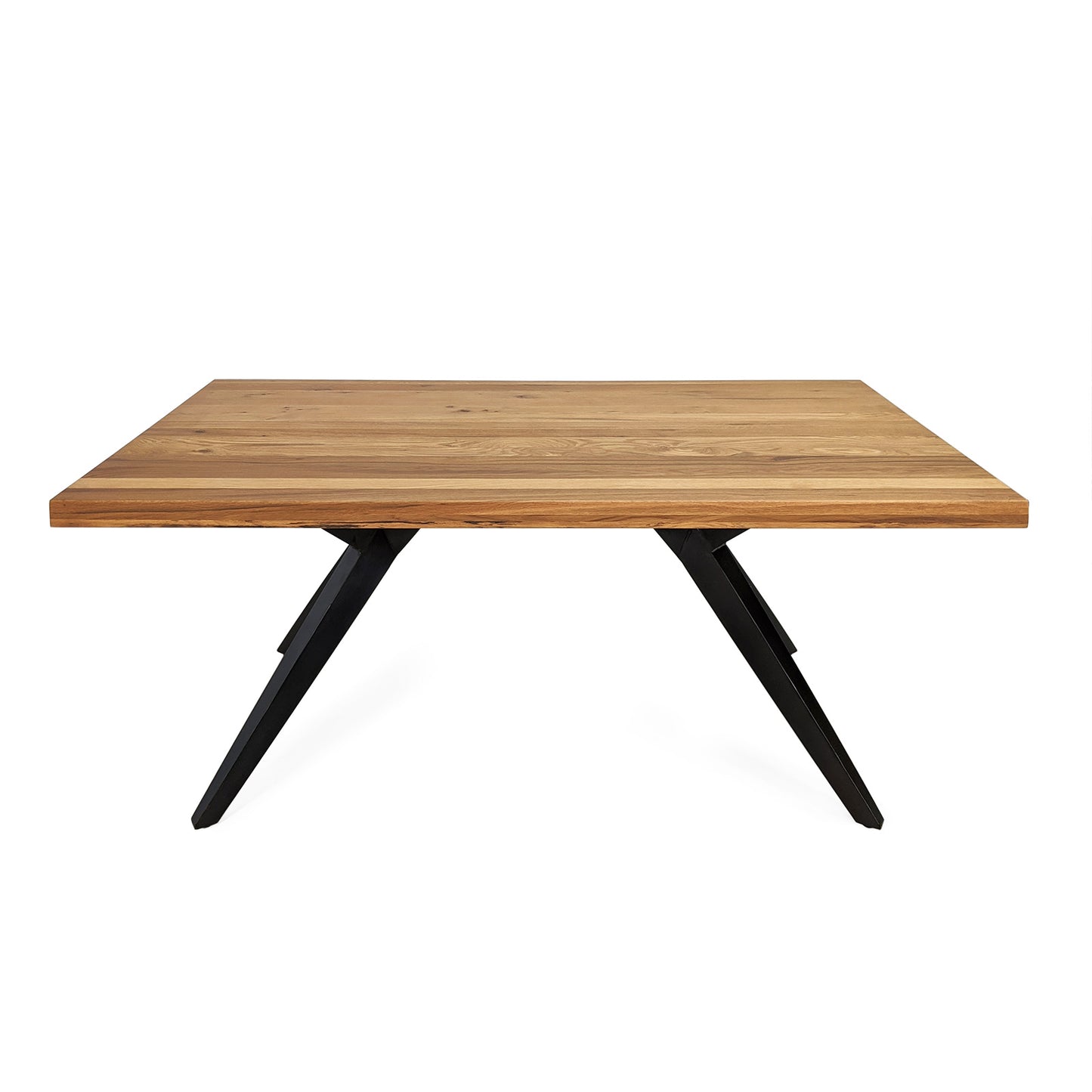 
                  
                    Esstisch 180 x 90 Eiche massiv geölt / Metallgestell - Mio
                  
                