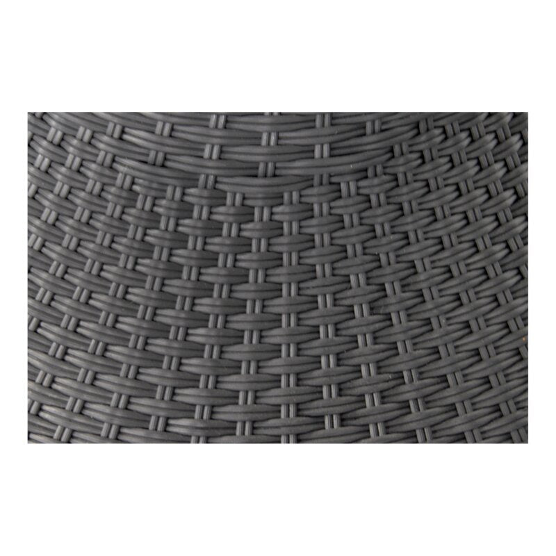 
                  
                    Lounge-Set 3 tlg. Polyrattan schwarz / grau - Ancona Black
                  
                
