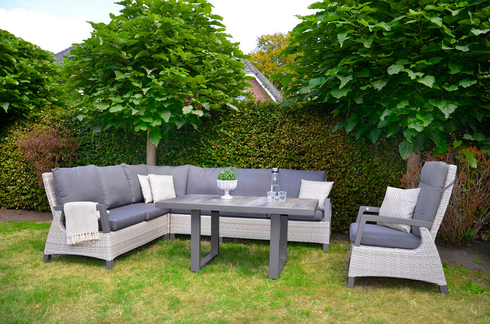 
                  
                    Loungegarnitur Kunststoffgeflecht taupe - Prato Mountain
                  
                