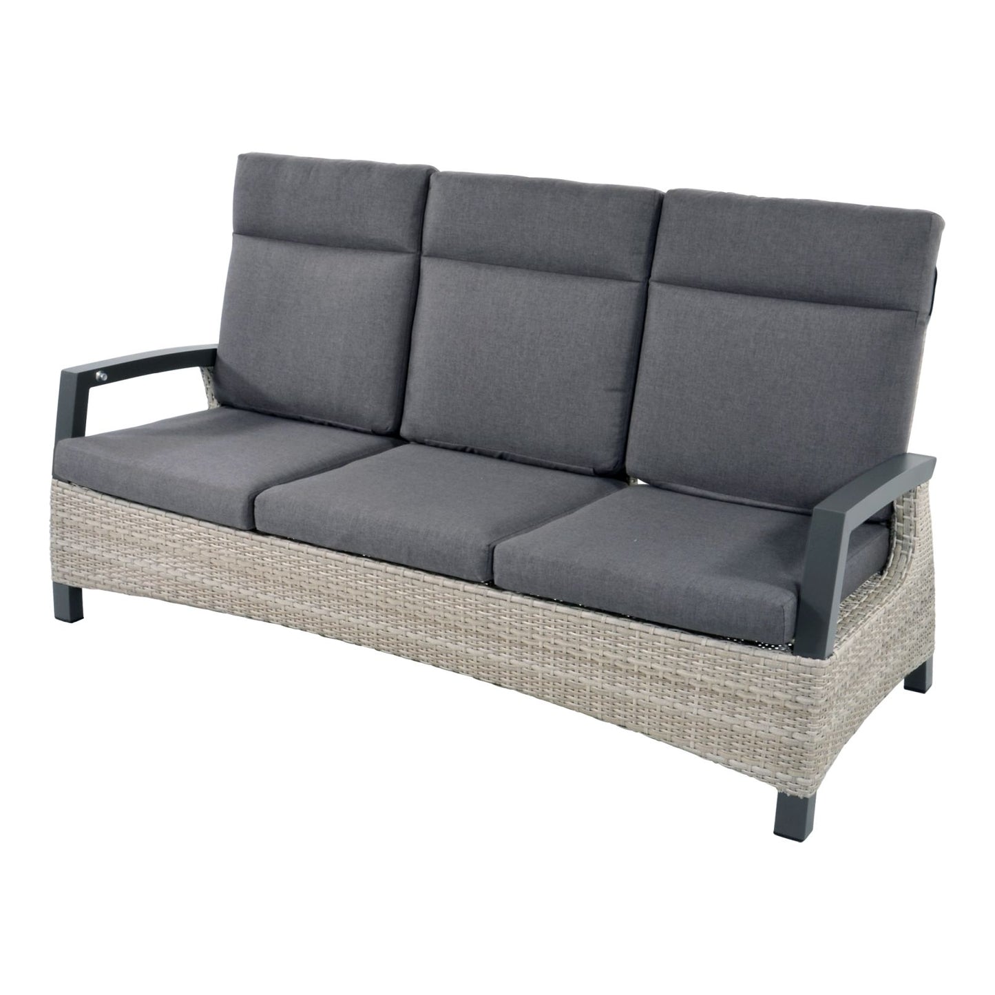 
                  
                    Loungebank 3-sitzer Kunststoffgeflecht taupe  - Prato Mountain
                  
                