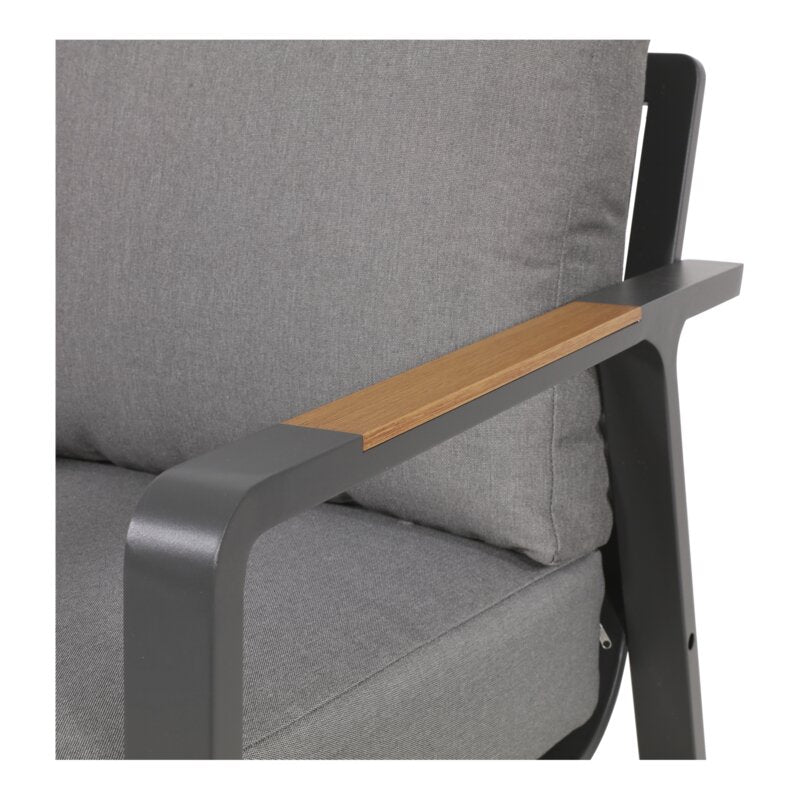 
                  
                    Loungebank Alugestell anthrazit / Bezug Olefin - Mai Tai
                  
                