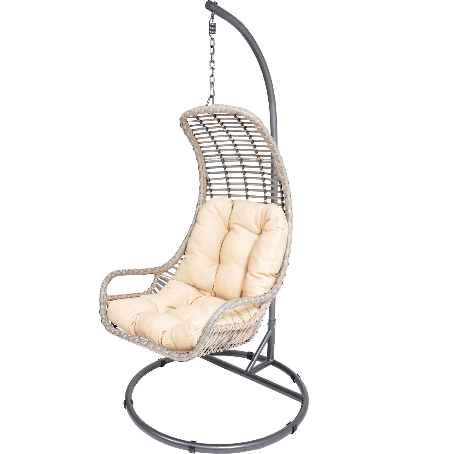 
                  
                    Relax- Hängesessel / Gartensessel Polyrattan taupe - Sandy
                  
                