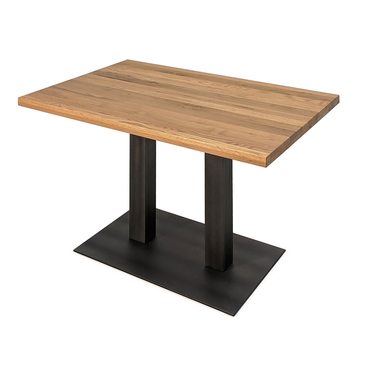 
                  
                    Bistrotisch 120 x 80 cm Eiche massiv natur / Metall - Sia
                  
                