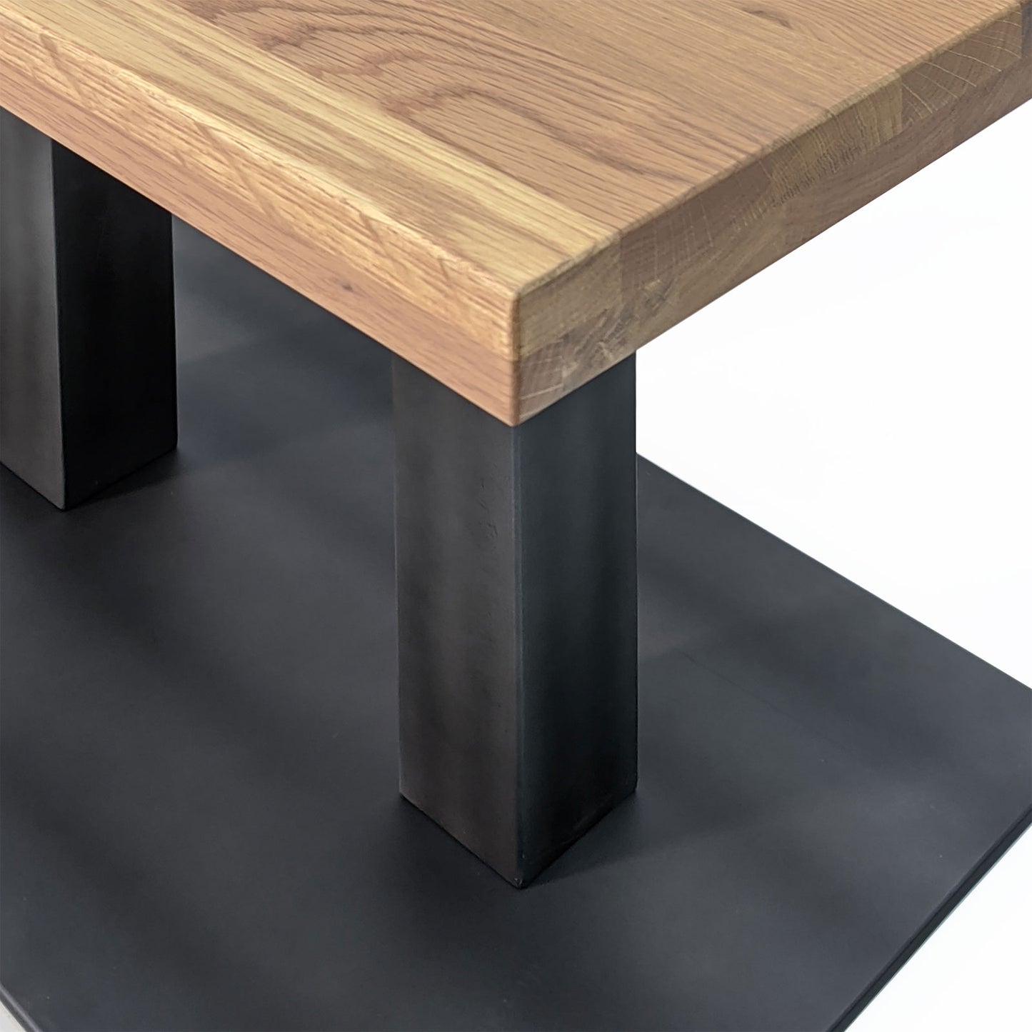 
                  
                    Bistrotisch 120 x 80 cm Eiche massiv natur / Metall - Sia
                  
                