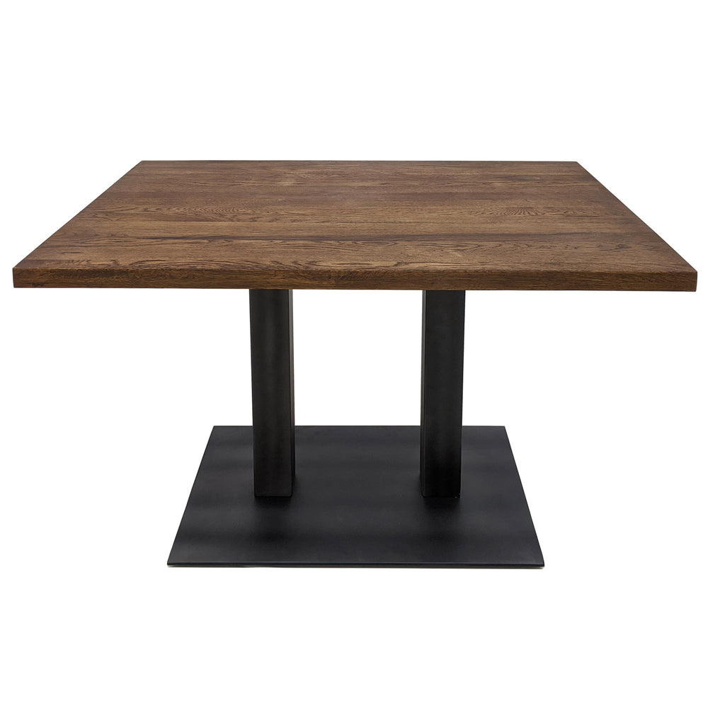 
                  
                    Bistrotisch 140 x 80 cm Eiche massiv antikbraun / Metall - Sia
                  
                