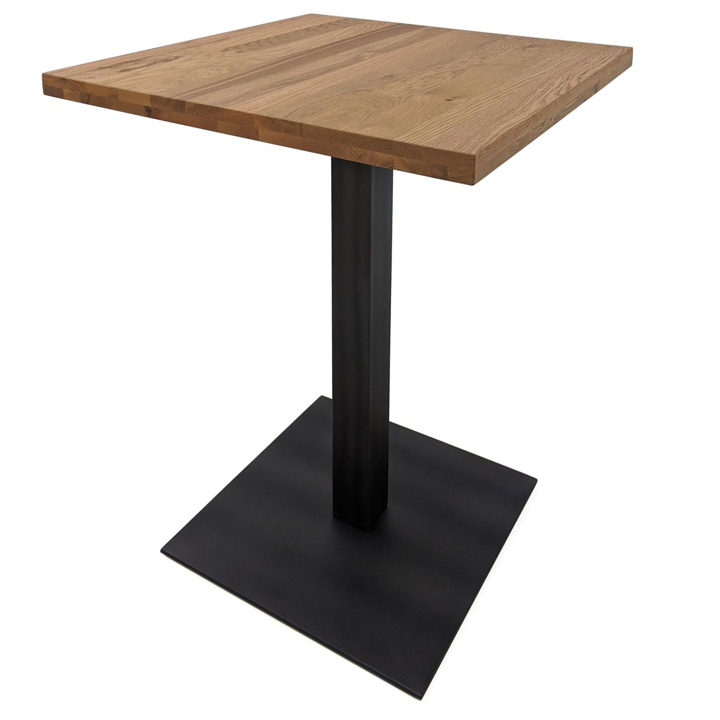 
                  
                    Bartisch 80 x 80 cm Eiche massiv natur / Metall - Sia
                  
                