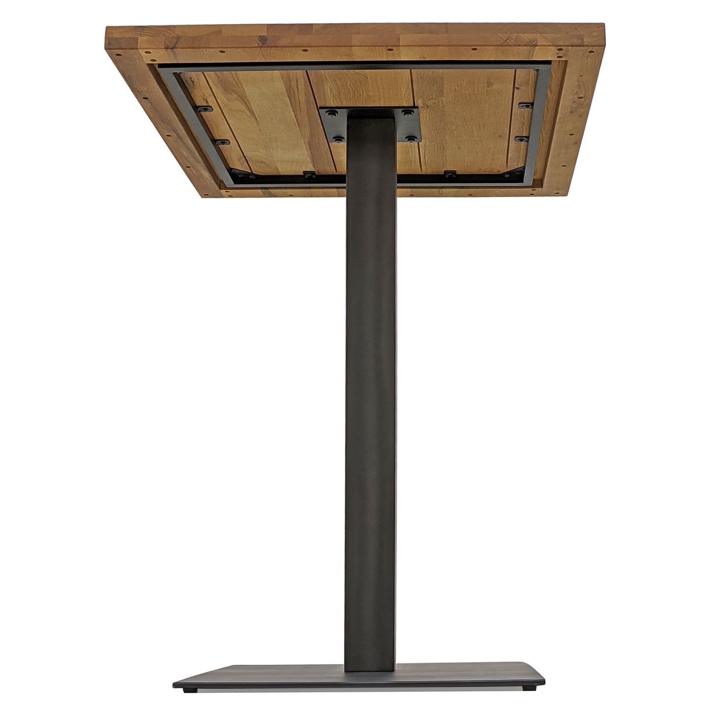 
                  
                    Bartisch 80 x 80 cm Eiche massiv natur / Metall - Sia
                  
                