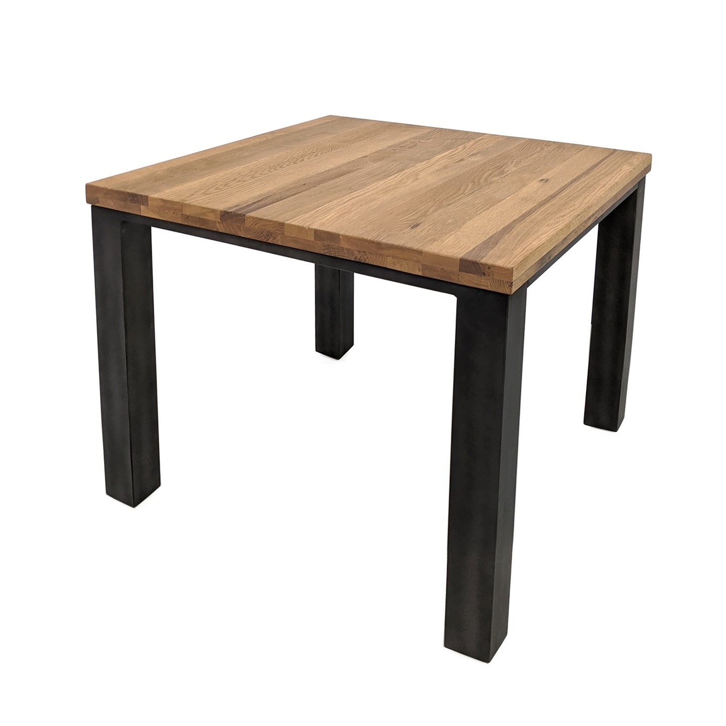 
                  
                    Esstisch 80 x 80 cm Eiche massiv natur / Metall - Sia
                  
                