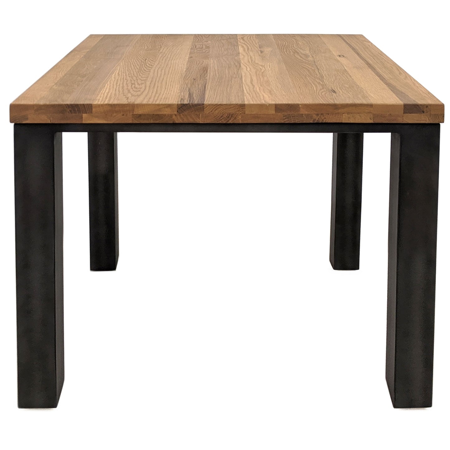 
                  
                    Esstisch 80 x 80 cm Eiche massiv natur / Metall - Sia
                  
                