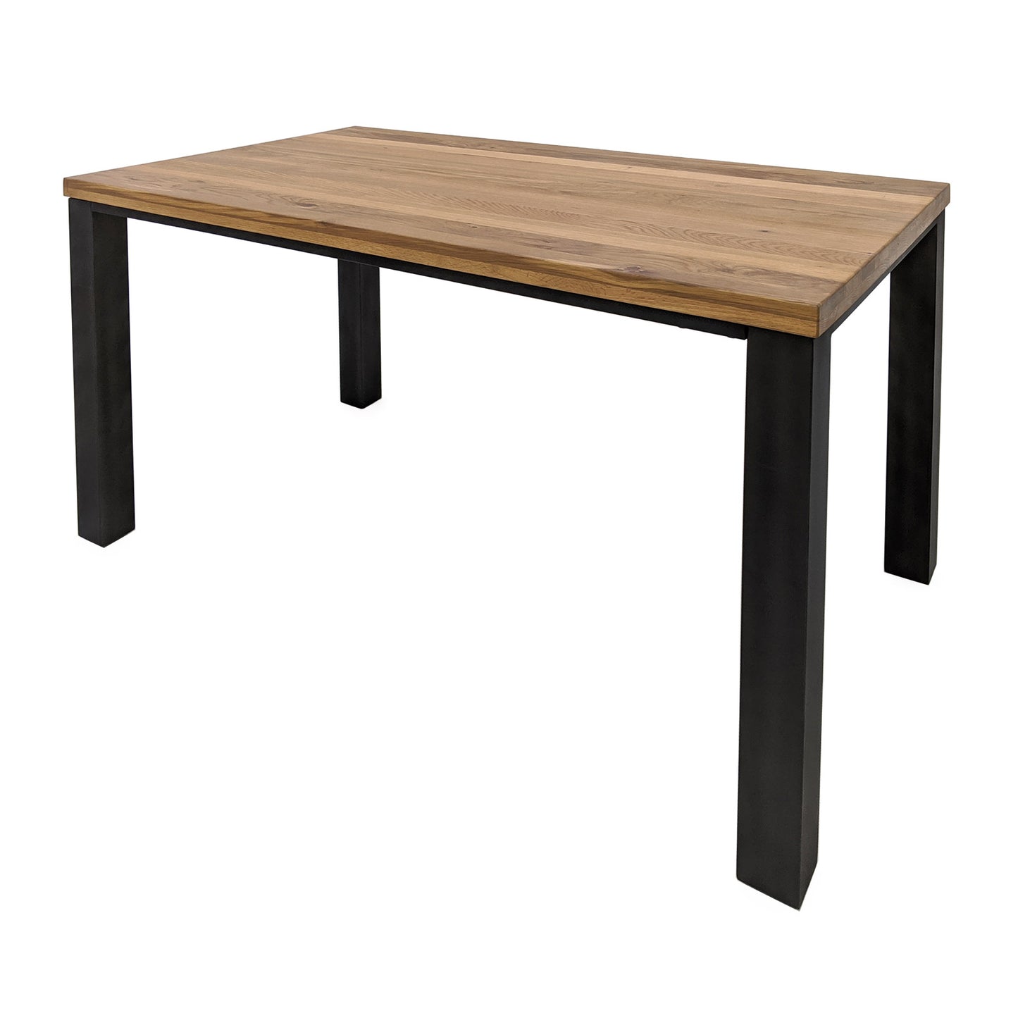 
                  
                    Esstisch 140 x 80 cm Eiche massiv natur / Metall - Sia
                  
                