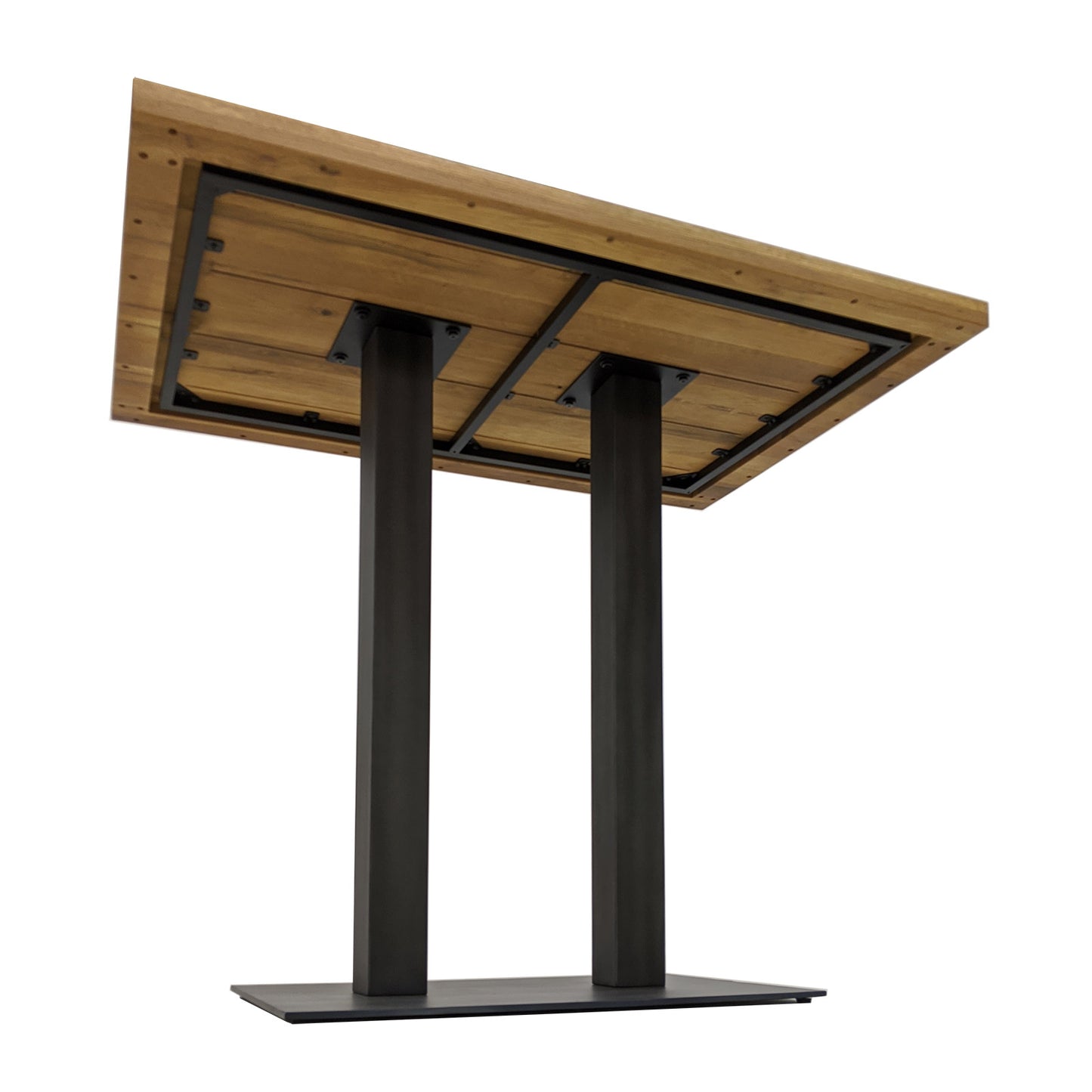 
                  
                    Bartisch 120 x 80 cm Eiche massiv natur / Metallgestell - Sia
                  
                