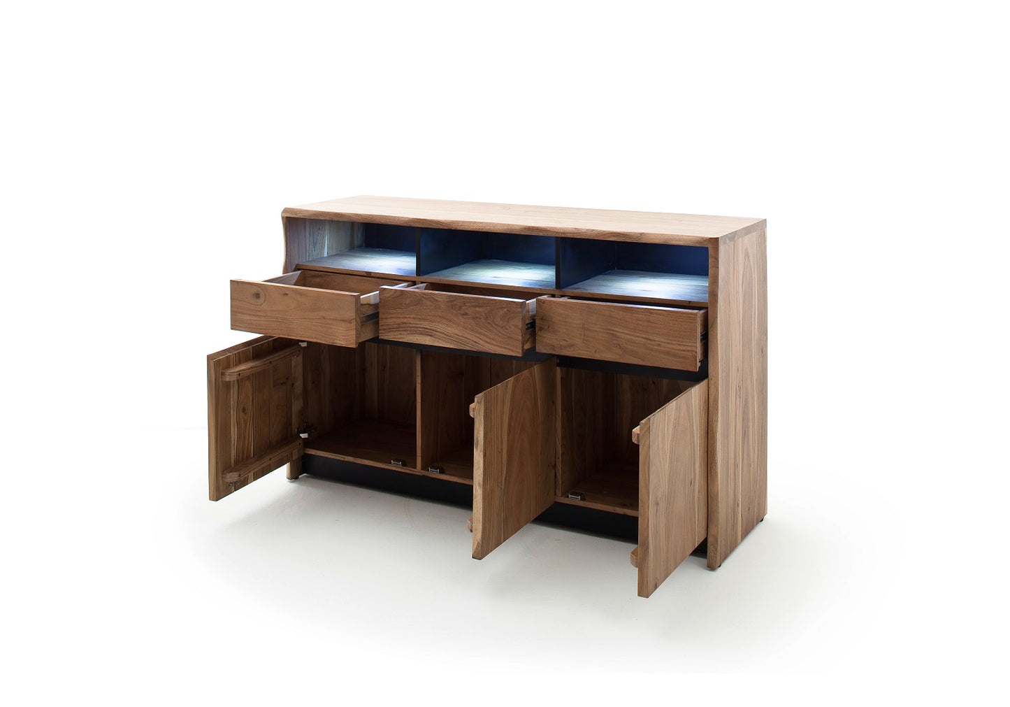 
                  
                    Sideboard Akazie massiv natur Baumkante - Calabria
                  
                