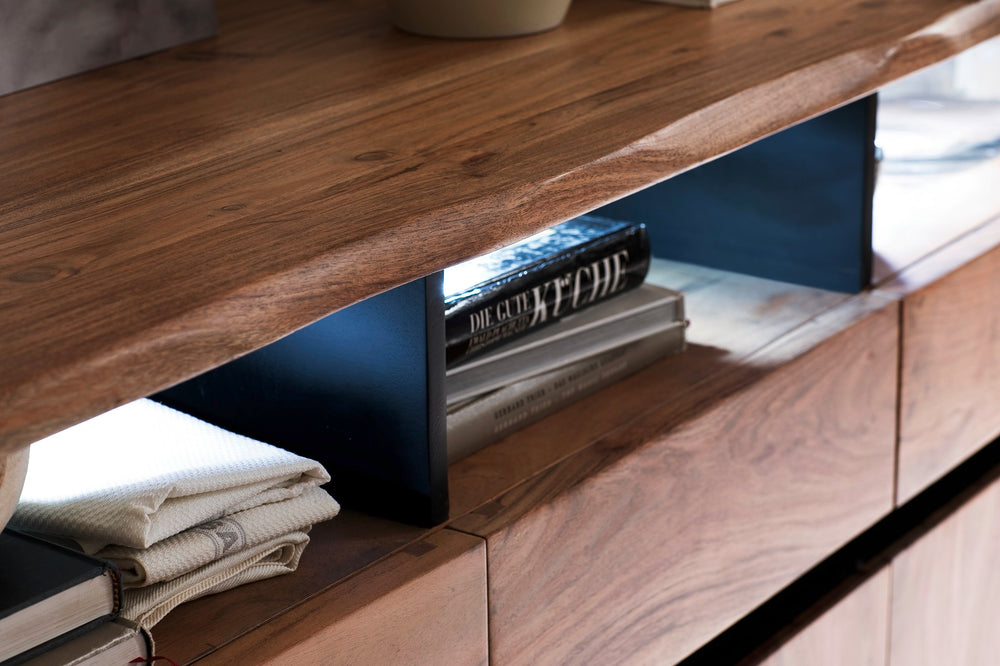 
                  
                    Sideboard Akazie massiv natur Baumkante - Calabria
                  
                