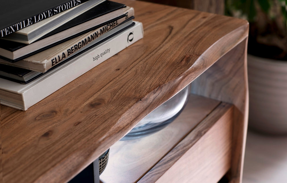 
                  
                    Highboard Akazie massiv natur Baumkante - Calabria
                  
                