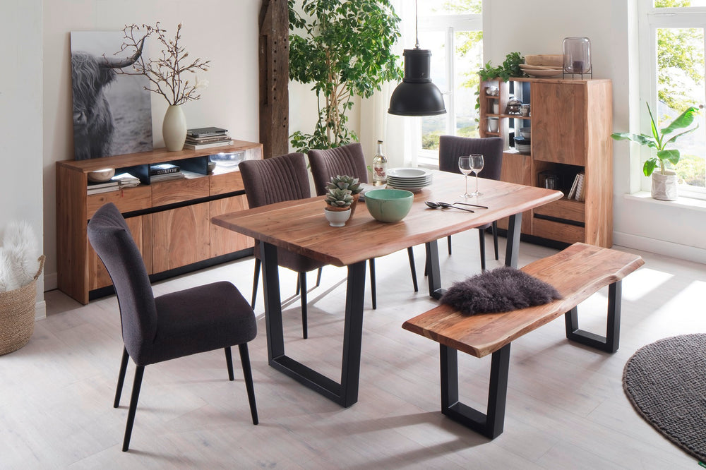 
                  
                    Highboard Akazie massiv natur Baumkante - Calabria
                  
                