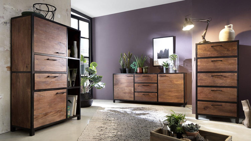 
                  
                    Highboard Mango massiv / Metall - Mumbai
                  
                