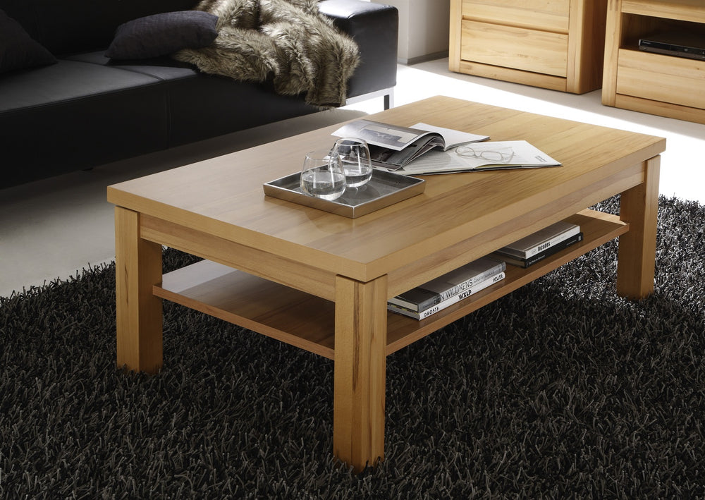 Couchtisch 120 x 70 cm Kernbuche massiv - Ponto