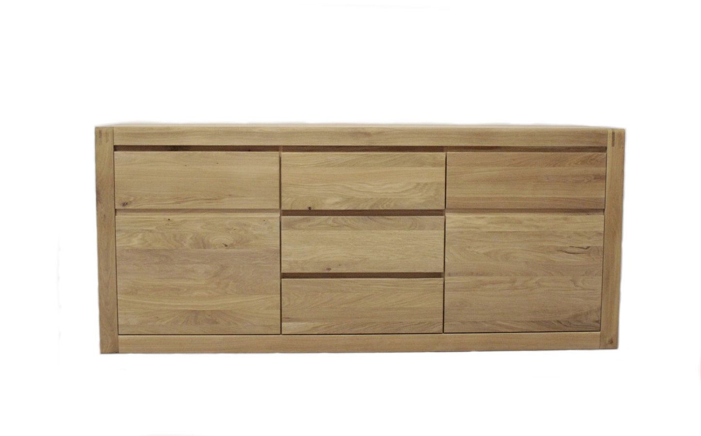 
                  
                    Sideboard 3 trg. Front Eiche Bianco massiv - Ponto
                  
                