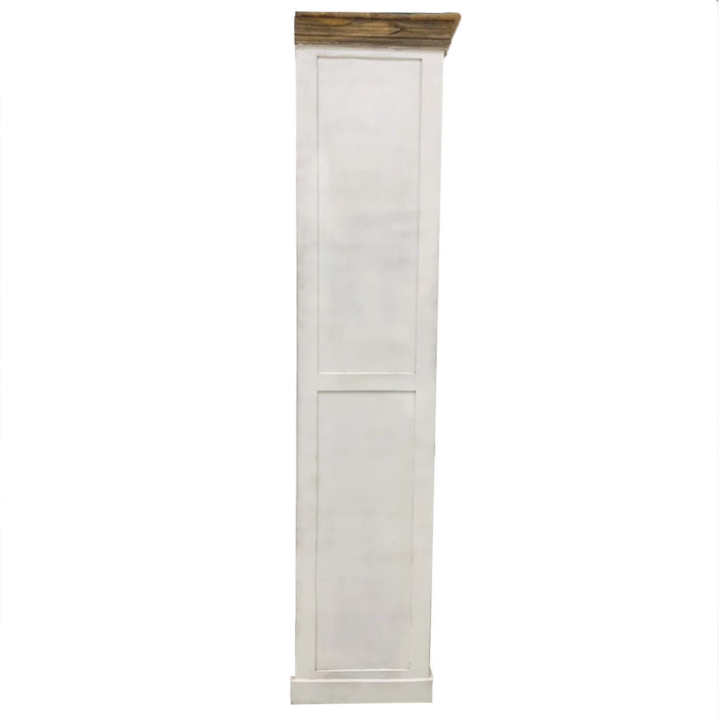 
                  
                    Vitrine 2 trg. Mango massiv weiß / braun Landhausstil - Neron
                  
                
