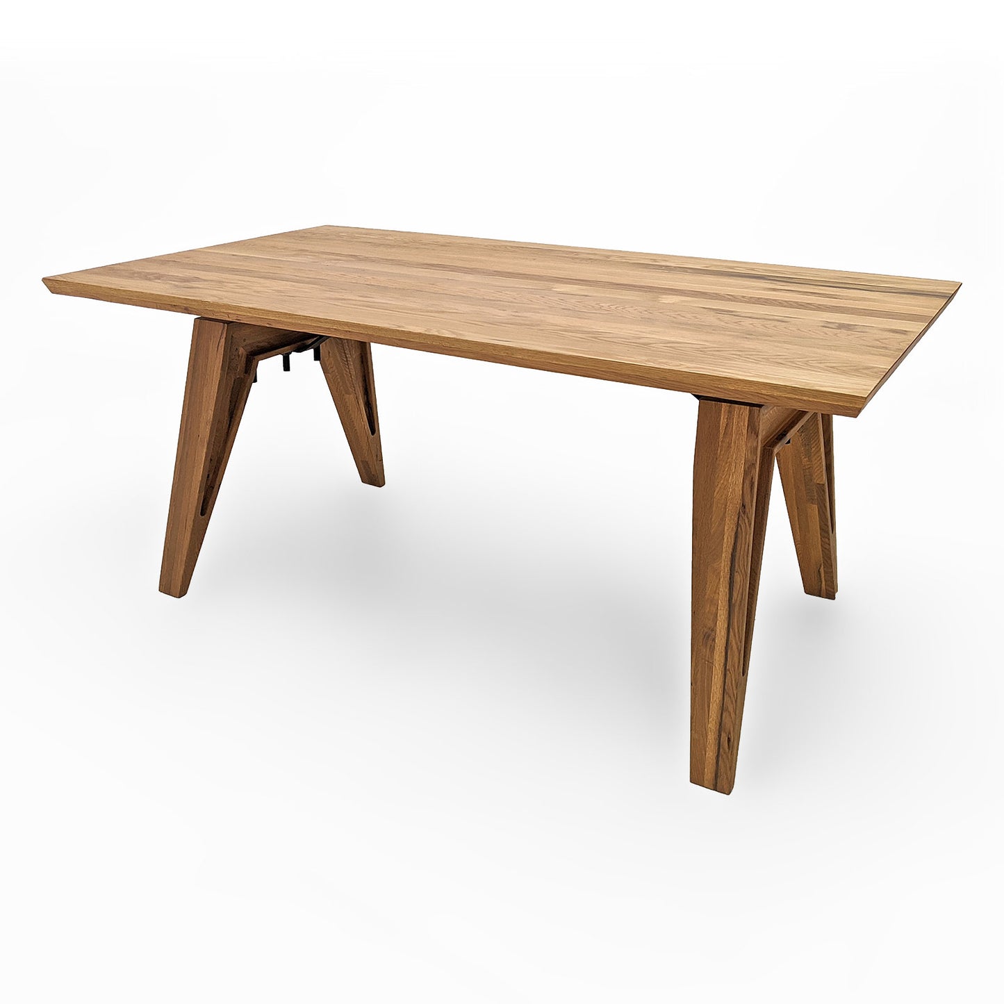 
                  
                    Esstisch 200 x 100 cm Eiche massiv Natur - Sam
                  
                