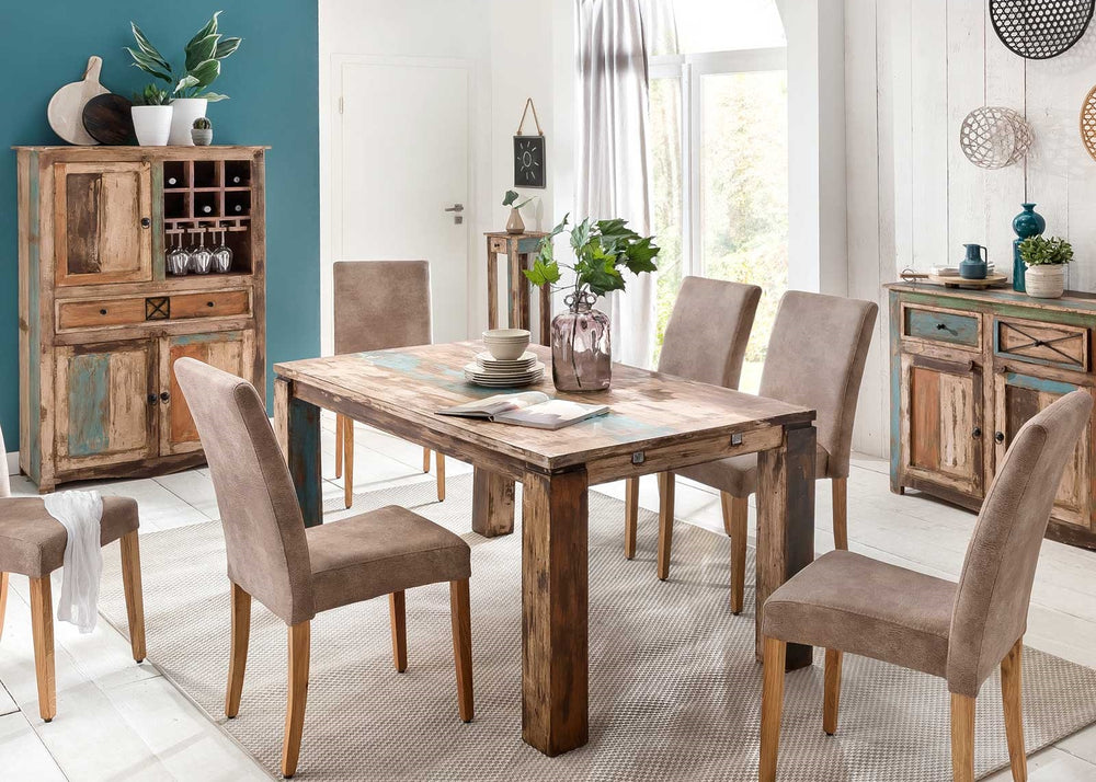 
                  
                    Esstisch 180 / 280 x 90 cm Mango massiv Vintage-Look Gulliver
                  
                