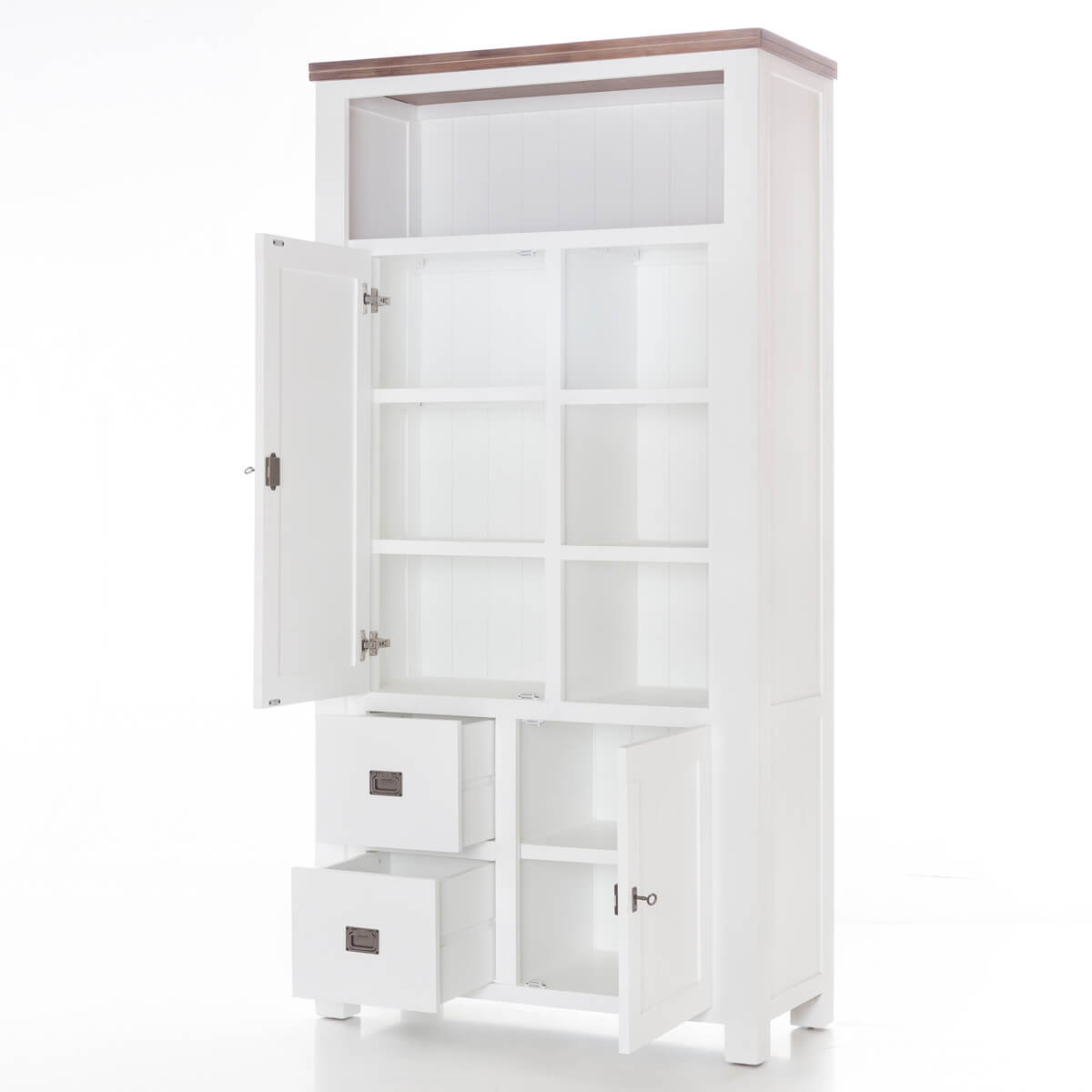 
                  
                    Schrank Akazie massiv Weiß/Cappuccino Lyron
                  
                