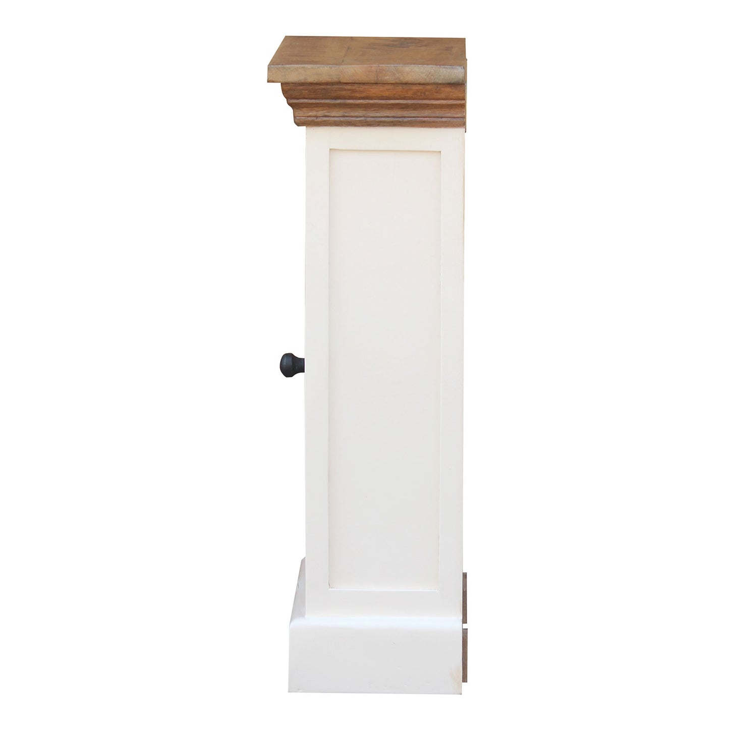
                  
                    Hängeschrank Mango massiv weiß / braun Landhausstil - Neron
                  
                