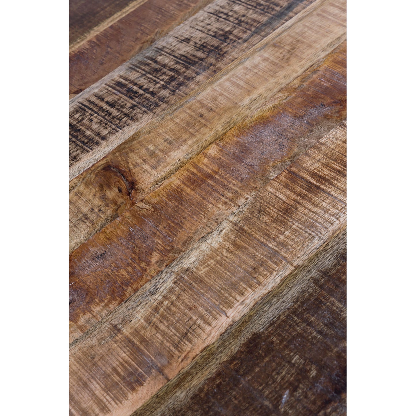 
                  
                    Esstisch 180 x 90 cm Mango massiv weiß / braun Landhausstil Neron
                  
                