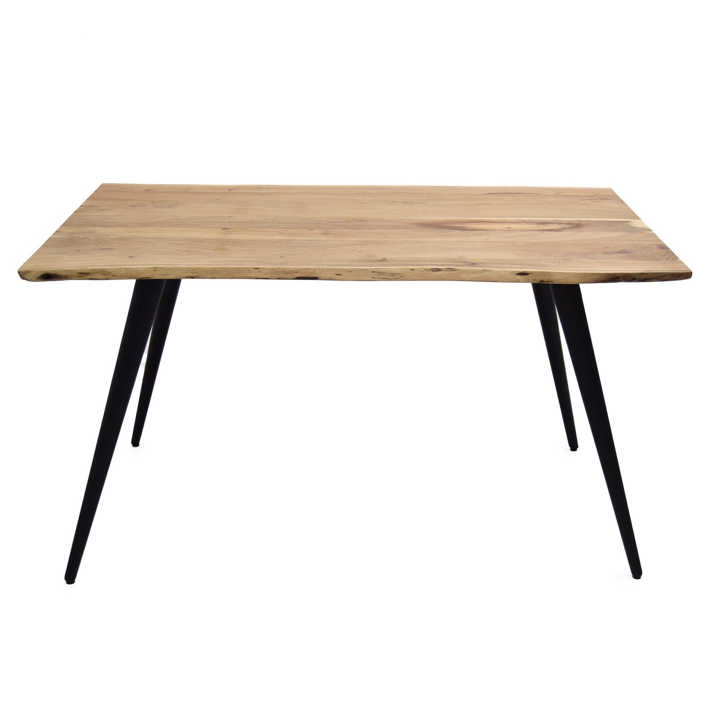 
                  
                    Esstisch 140 x 80 cm Akazie massiv Metallbeine - Kant
                  
                