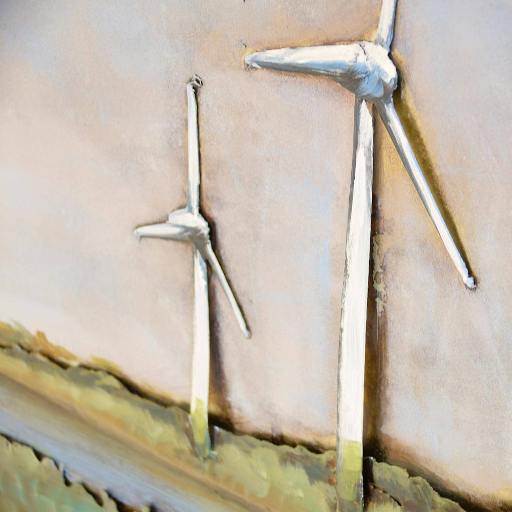 
                  
                    Metallbild Windmühlen 100 x 75 cm 3D-Optik Vintage / Industrialstyle
                  
                