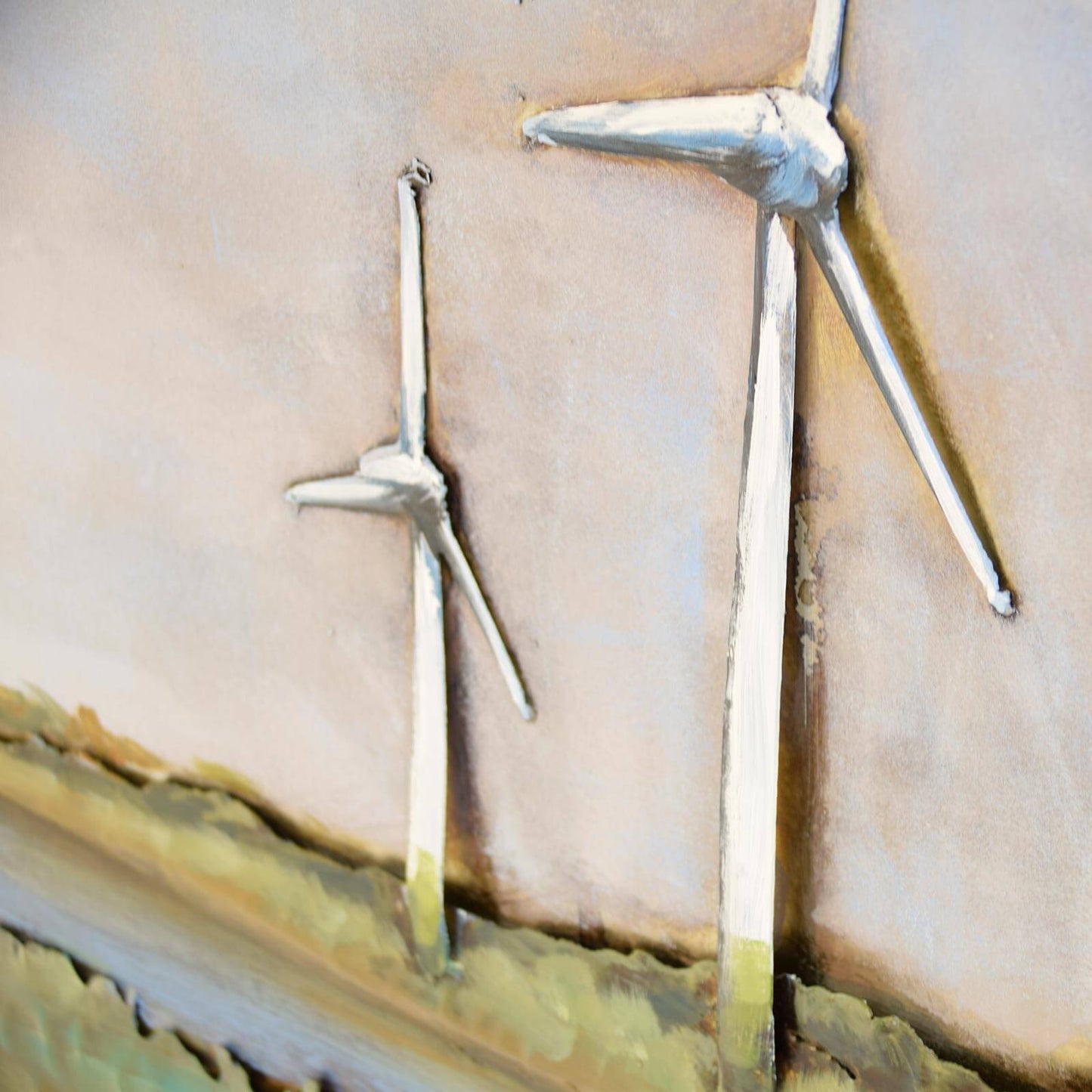 
                  
                    Metallbild Windmühlen 100 x 75 cm 3D-Optik Vintage / Industrialstyle
                  
                