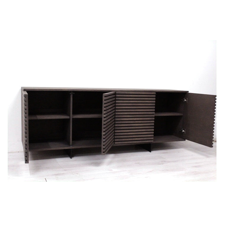 
                  
                    Sideboard Eiche massiv Räucheröl-Optik / Metall - Dublin
                  
                