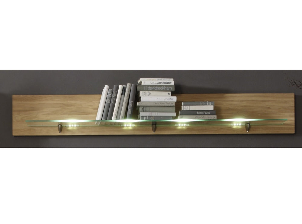 Wandboard 179 cm Eiche Bianco massiv - Ponto