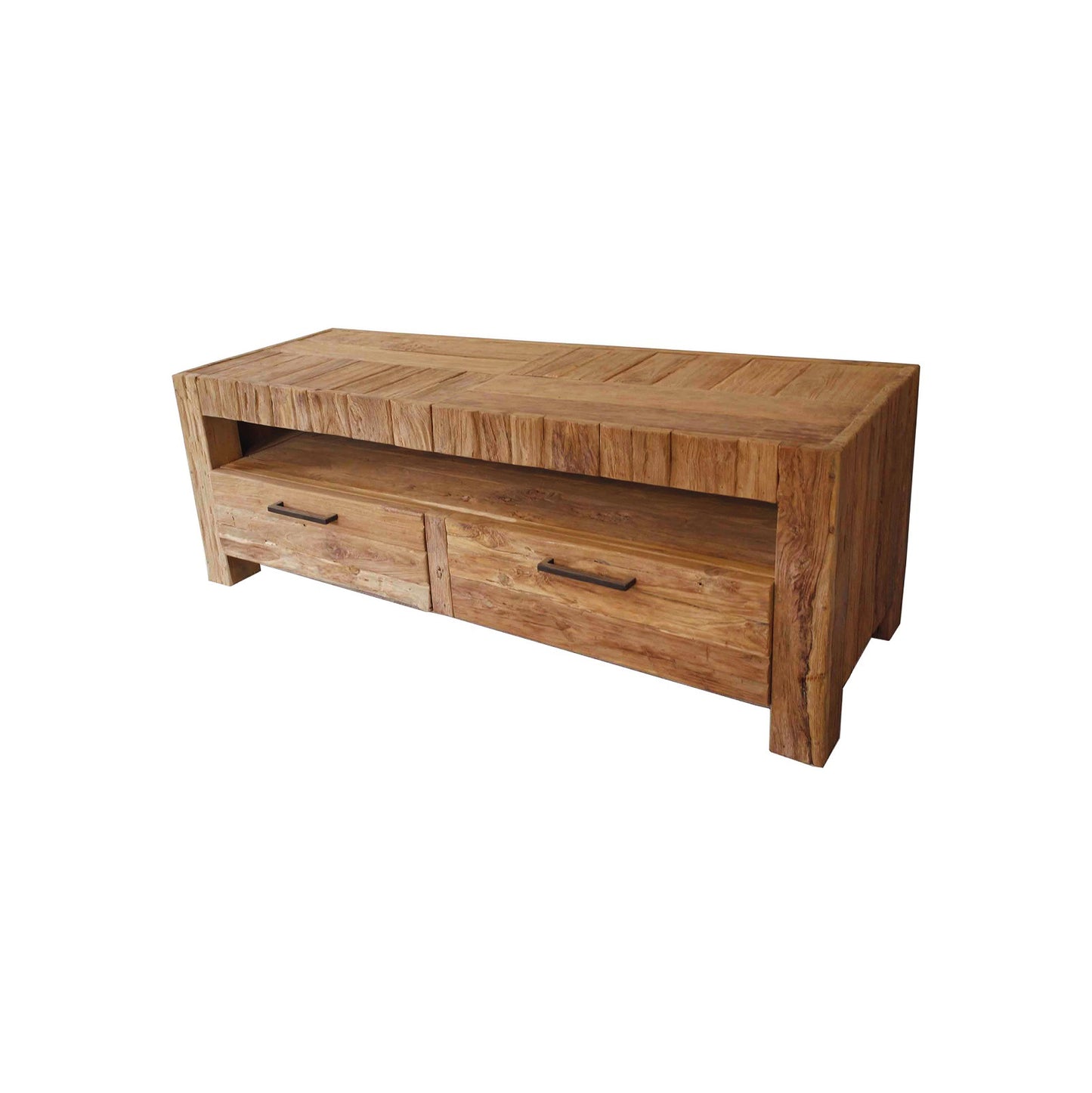 
                  
                    TV-Schrank Teakholz massiv Shabby Chic - Borneo
                  
                