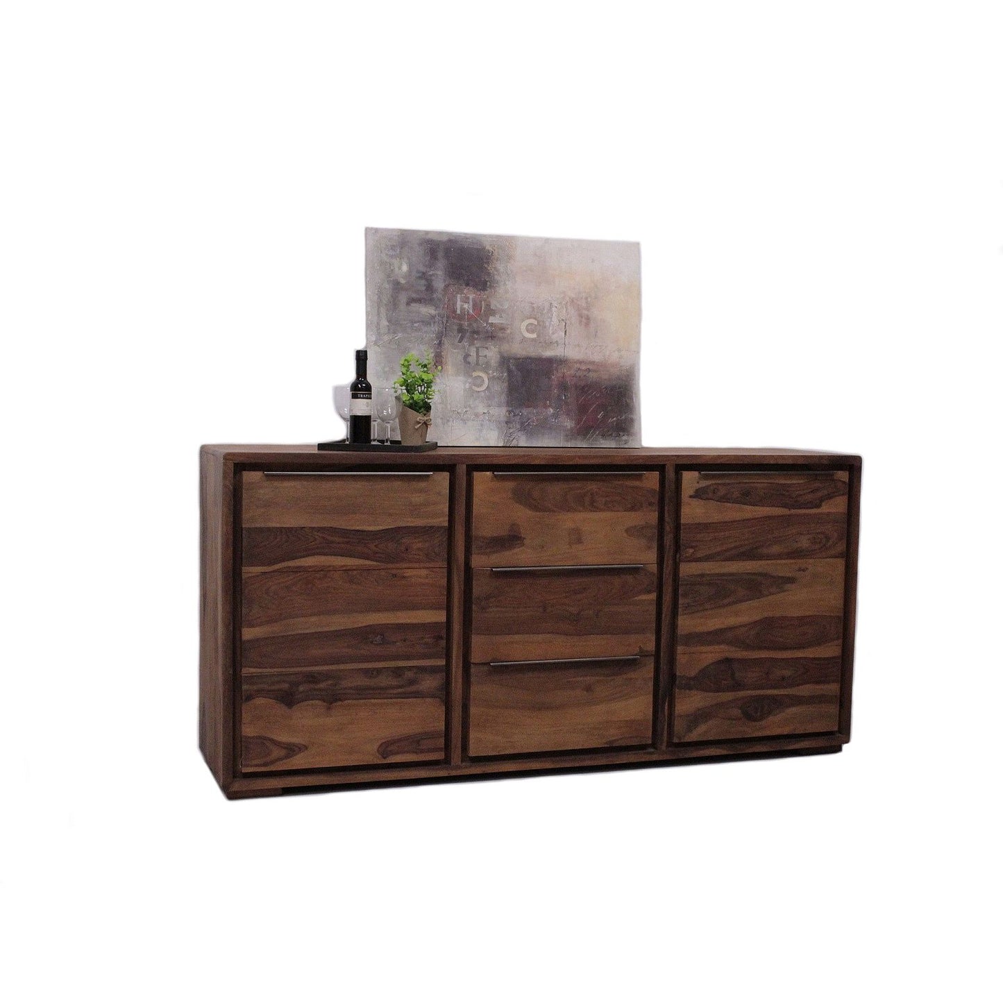 
                  
                    Sideboard Sheesham massiv - Trangle
                  
                
