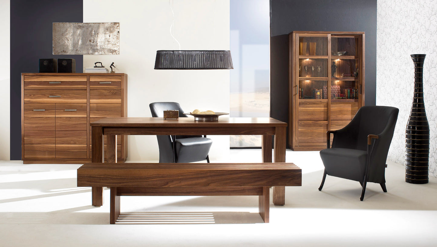 
                  
                    Vitrine Nussbaum massiv - CubaLibre
                  
                