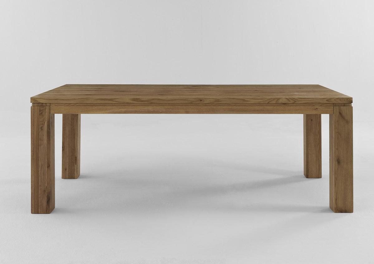 
                  
                    Esstisch 200 x 100 cm Wildeiche massiv Natur - Pigro
                  
                
