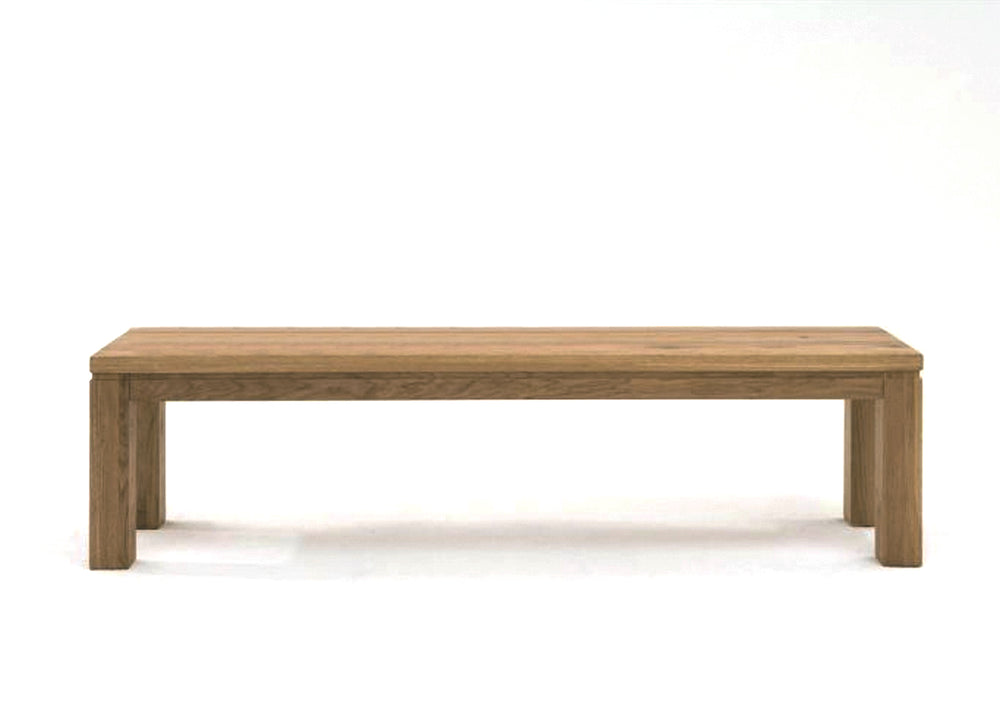 Sitzbank 174 cm Wildeiche massiv Natur - Pigro
