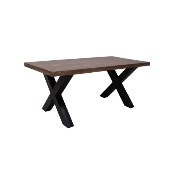 Bild von Esstisch 160 x 90 Mango massiv / Metall - Sansa