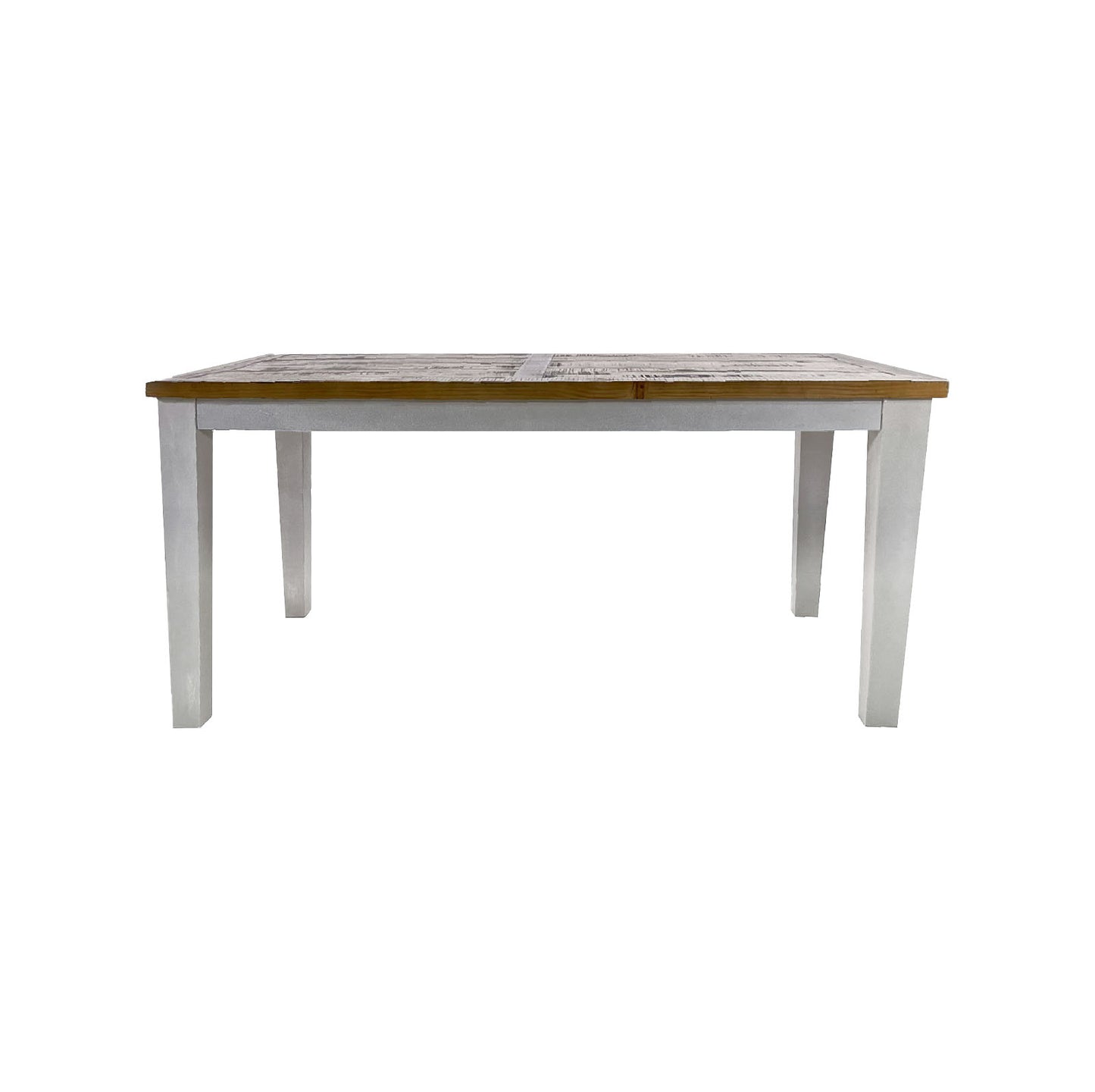 
                  
                    Esstisch Pinie massiv recycelt 220 x 100 cm Weiss / Natur Landhaus Byron
                  
                