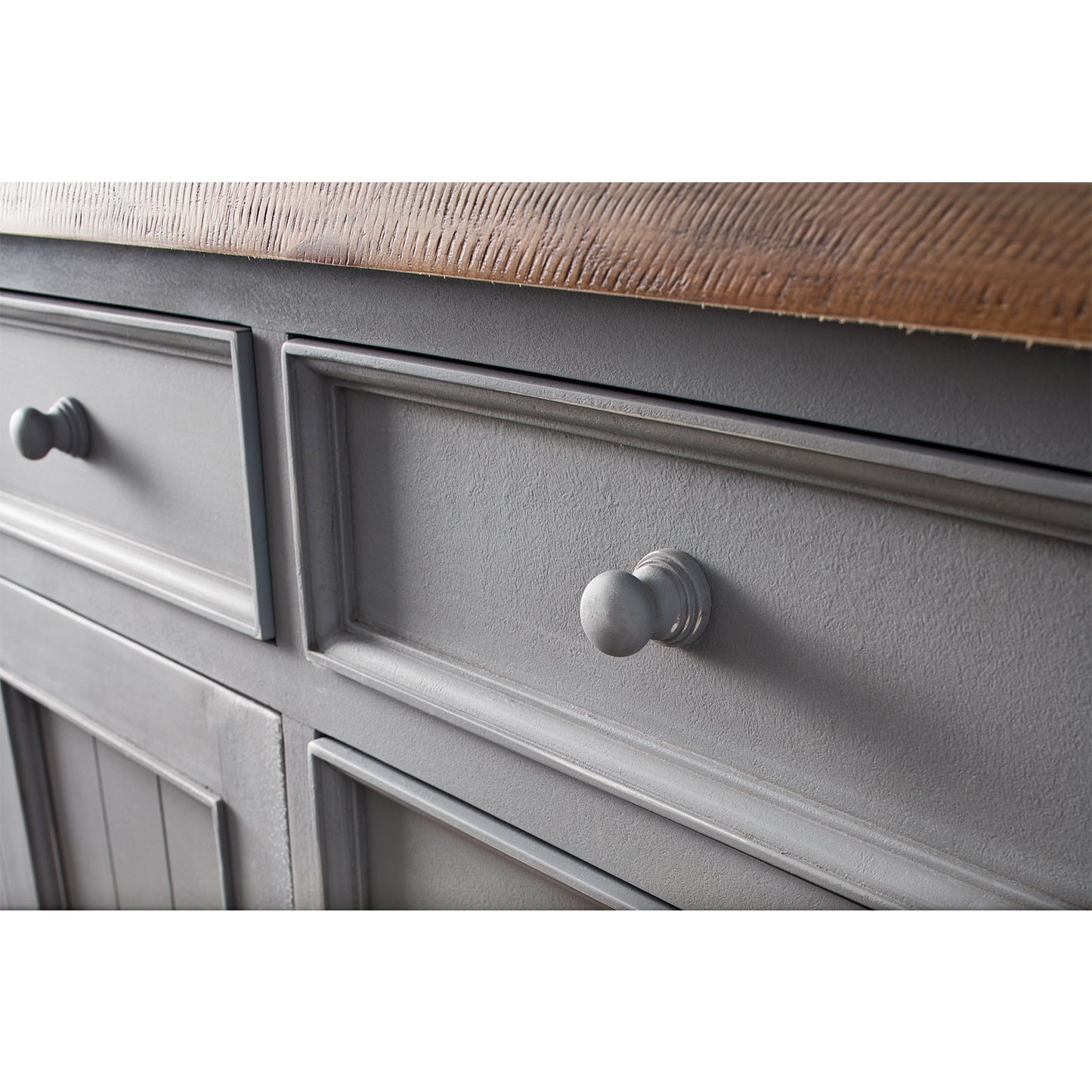
                  
                    Sideboard Pinie massiv recycelt Grau / Natur Landhaus Byron
                  
                