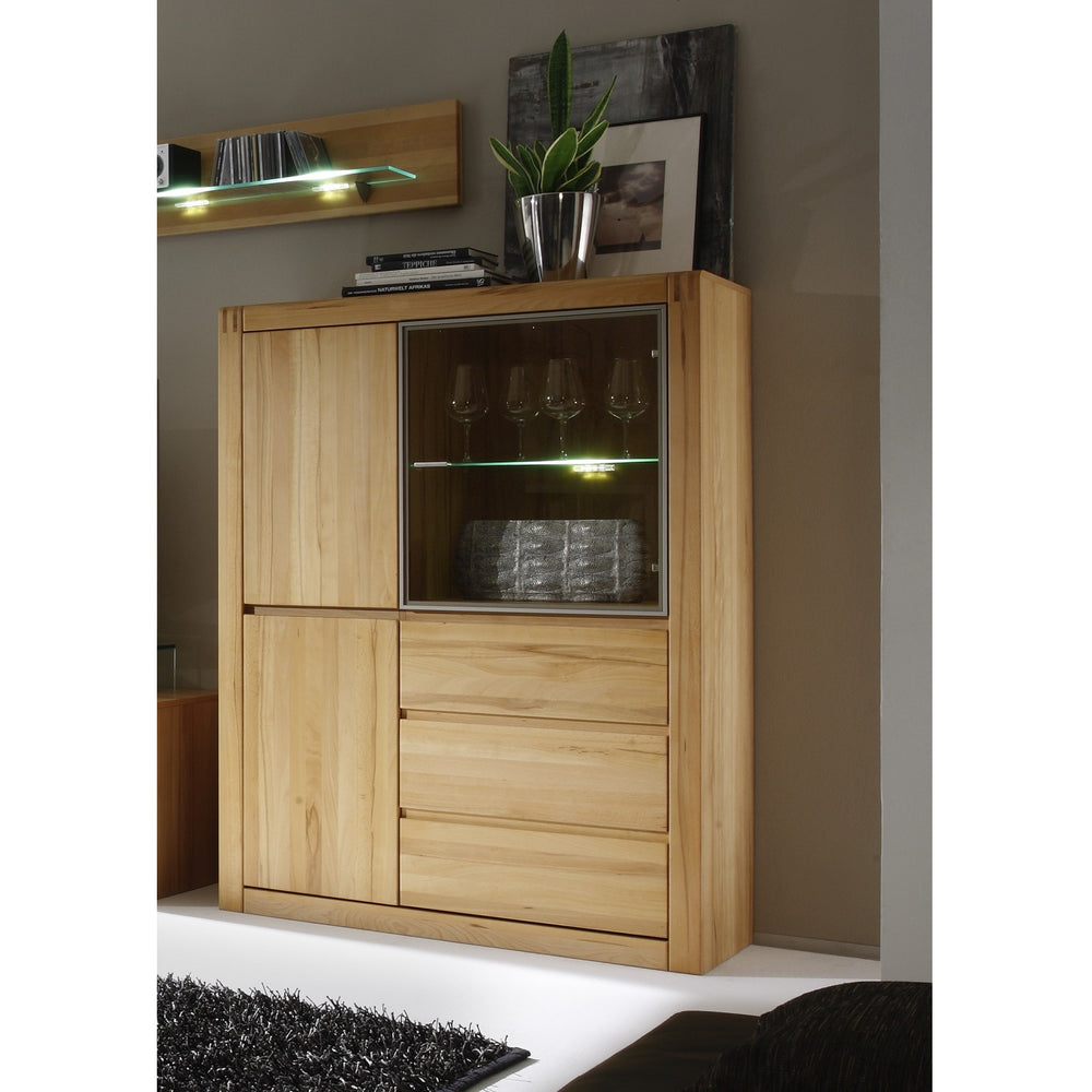 Highboard Front Kernbuche massiv - Ponto
