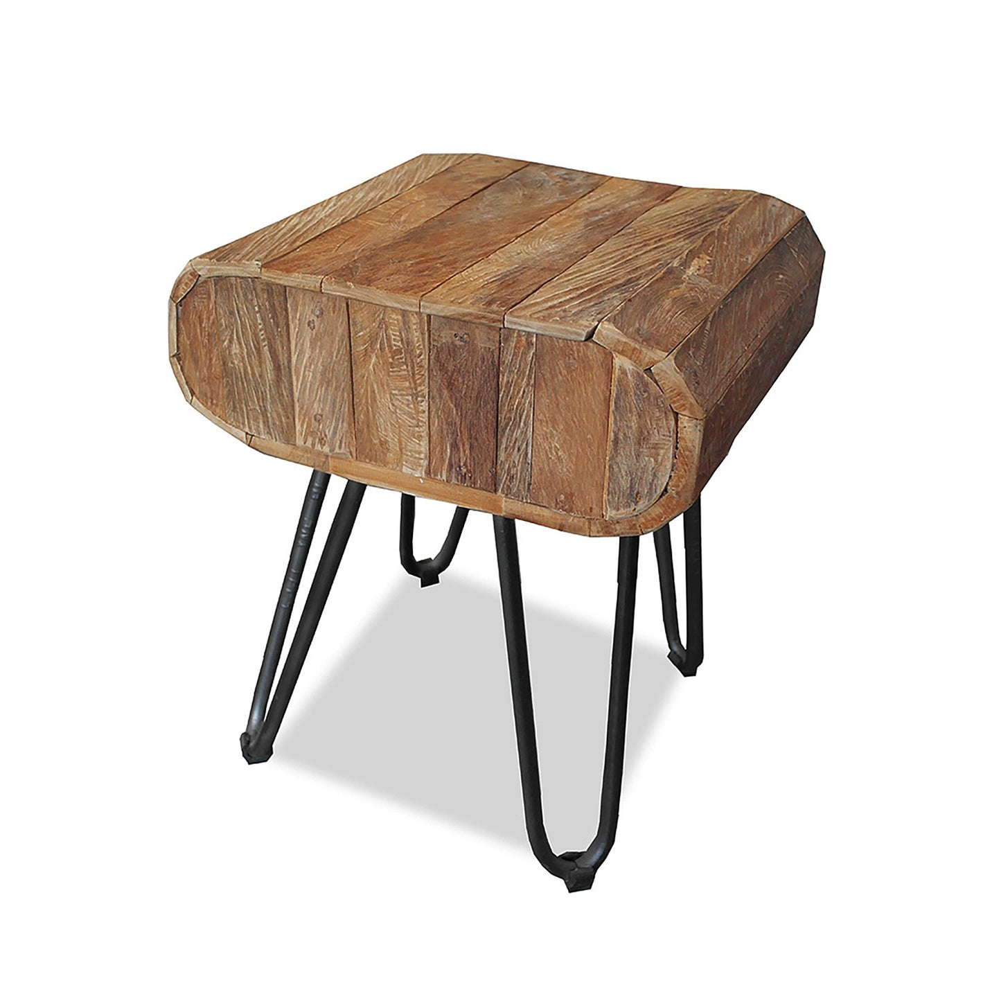 
                  
                    Hocker Teakholz massiv Shabby Chic - Capel
                  
                