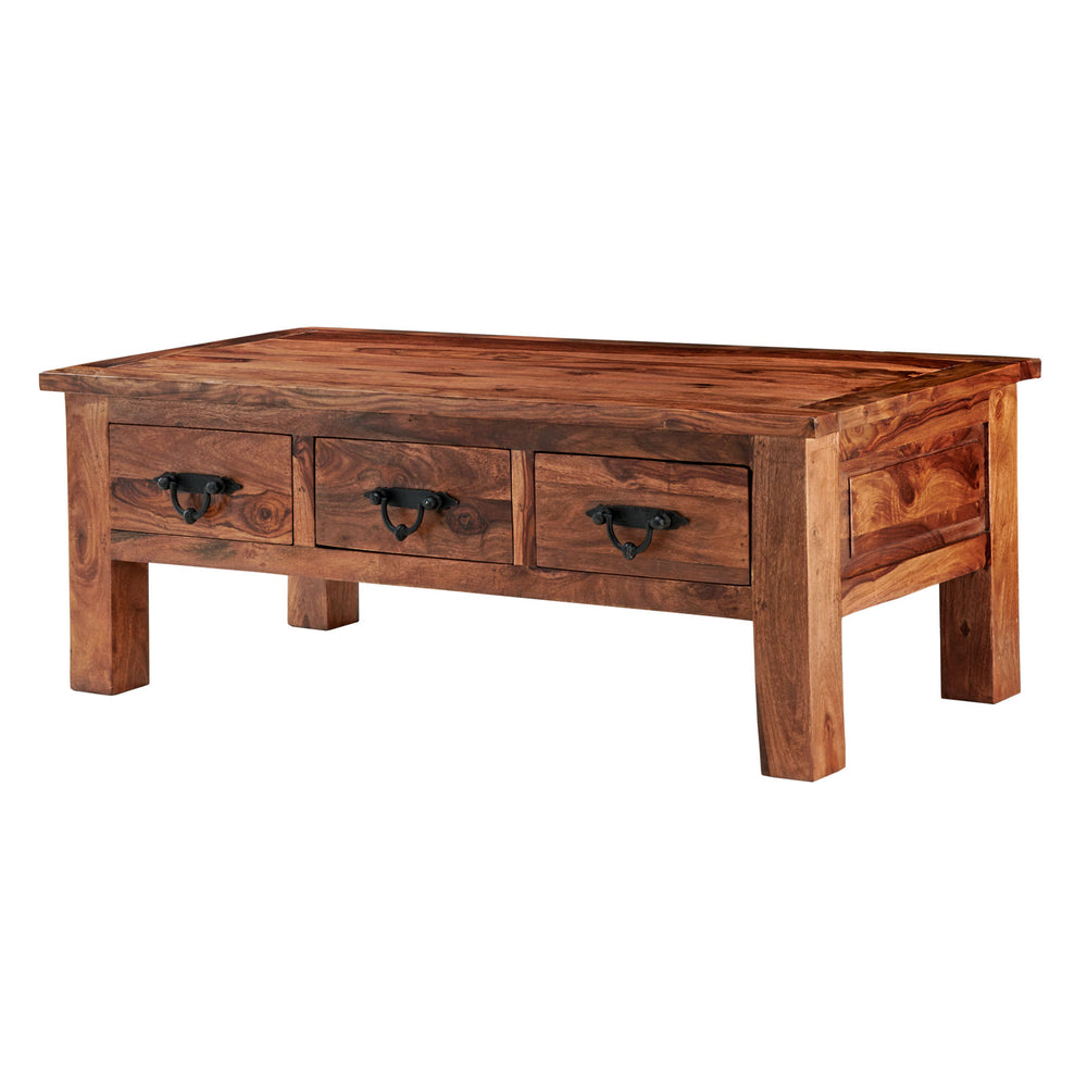 
                  
                    Couchtisch 120 x 60 cm Sheesham massiv geölt Jupiter
                  
                